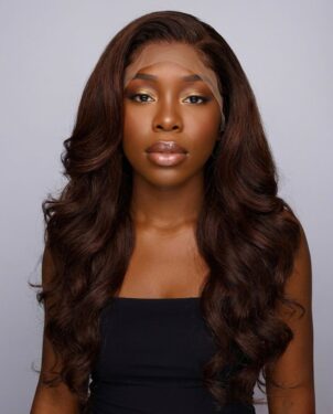 Body Wave Chocolate Brown Lace Front Wig